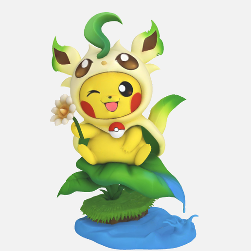 Pikachu-Leafeon Cosplay