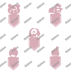 PACK02.png Clip, Animal Crossing Bookmark