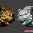 Tiger_Ring_Lowpoly_3dprint_11.jpg Tiger Ring Low Poly - Jewelry - Rings - Costume Cosplay 3D print model