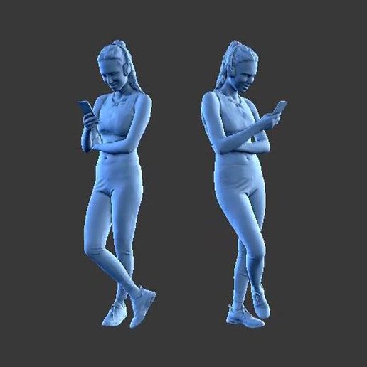 CHARACTER FIGURE GIRL W16 3D model