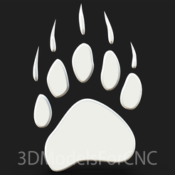 1.png Fichier 3D Modèle 3D Fichier STL pour CNC Router Laser & 3D Printer Paw 2・Design imprimable en 3D à télécharger