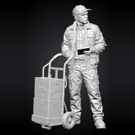 Night Shift Convenience Store - Delivery Driver with Hand Truck