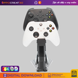 BASE-VIDEOJUEGOS-PUBLI11.png Console control stand 3D xbox pplay station Universal Controller Controller Stand Headphone Holder headphone holder headset stand