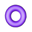 BottomD63mm.stl Pool Floaty for Drinks ☀️🏖️, This Summer Must-Have 🍹🌊, Floating Donut for Beer and Cans 🍺