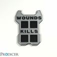 Knights-Pro-Token-Tabletop-Prodicer-2.jpg Chaos Knight Pro Token (Wounds & Kills) by PRODICER