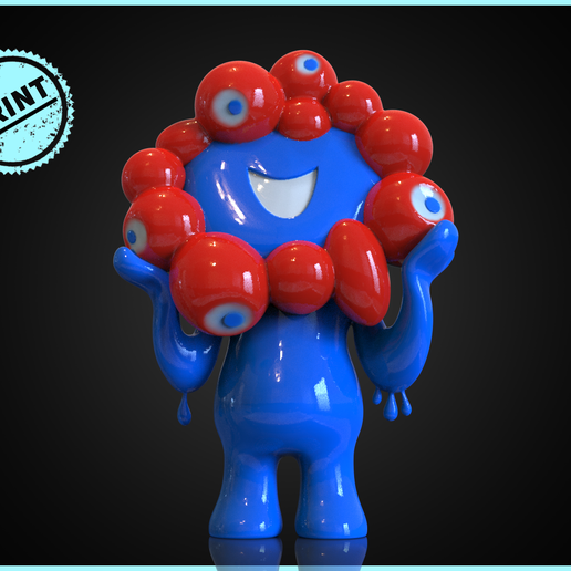 Myaku Expo 2025 Mascot | 3D Printable STL + Textures 3D model
