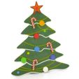 1.jpg Flat decorative Christmas tree