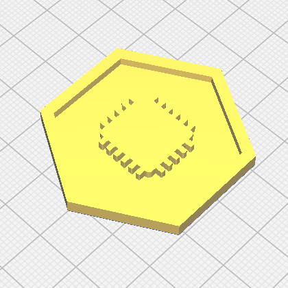 chip-prepare.png Chip Hexagon - Ficha de juego imprimible en 3D