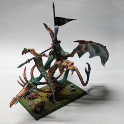 Extension de la base du dragon de 40x40mm à 60x100mm pour l'ancien monde / Aimant en option