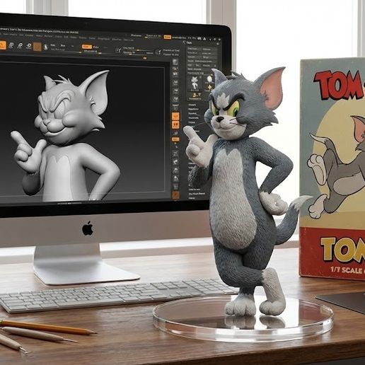 TOM: The Most Persistent Cat! 🐱 Tom and Jerry 3D Model