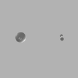 BottomViewEarthAndMoon.png Solar System model in scale "skewer" version