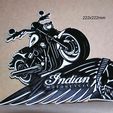 indian-motocicleta-scout-bobber-cartel-letrero-logotipo-impresion3d-escape.jpg Indian, Motorcycle, Bobber, collection, collecting, collector, handlebars, seat, Motorcartel, sign, logo, impresion3d