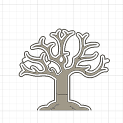 dead_tree_1.png STL file Wheel of Time symbols - Dead Tree・3D printing model to download