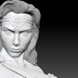 WonderWoman_0003_Layer 31.jpg Wonder Woman Gal Gadot 3d print bust