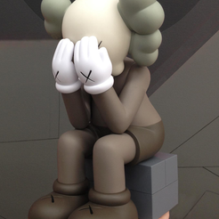 00000.png STL file Kaws Passing Through・Model to download and 3D print
