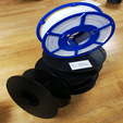 masterspoolstackofspools.png Snap-Together "Master Spool" for Loose Filament (eSun Refillament)