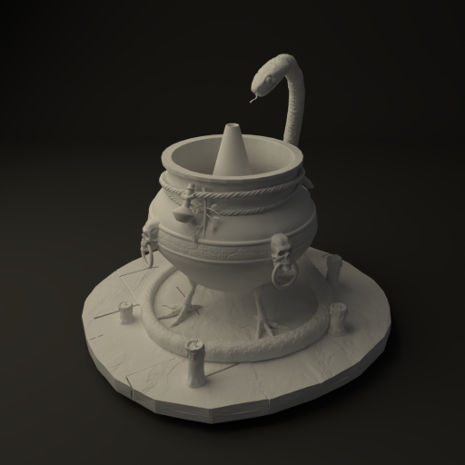 Untitled1.png Witch's Cauldron - Incense Cone Holder