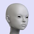3.44.jpg 1 3D model Head / face / jointed doll / bjd doll / ooak / articulated dolls / Printing