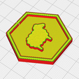 sheep-preview.png Sheep Hexagon – 3D Printable Game Token