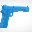 2.31.jpg Colt M1911A1 from the movie Hitman Agent 47 1 to 12 scale 3D print model