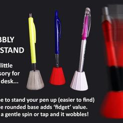 c3015ce50c1cf960ad25608351e7e664_display_large.jpg STL-Datei Wobbly Pen Stand kostenlos・Vorlage für den 3D-Druck zum herunterladen