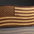US-Flag-Wavy-1-©.jpg USA Flag and Map Pack - Multilayer Laser Cutting Files