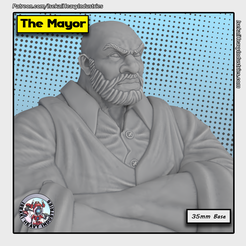 LukeCage_Portrait.png 3D file The Mayor・Design to download and 3D print