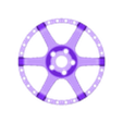 center_star_x4.stl HRE Wheels for Supra Streethunter design