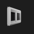 IMG_1972.png White Sliding Double Glazed Sliding Window - 3D Design for Home Printing