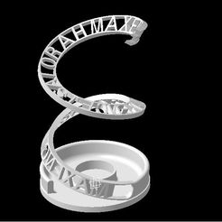 MAXENCE.jpg Fichier STL PORTE-CRAYON PERSONNALISABLE: Maxence isa lorah・Plan à imprimer en 3D à télécharger