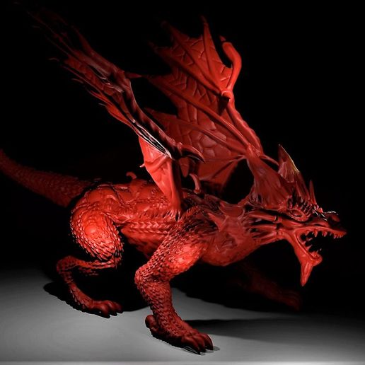 D&D Nolzur's Marvelous Miniatures: Young Red Dragon – Shop