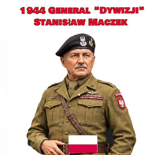 1944 General Stanisław Maczek (Polish Forces)