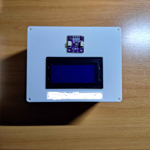  arduino weather station project box lcd 16x04 and bme280 stl file