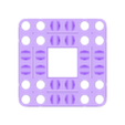 uBeam9.Holes2.6x6.Fancy.stl Générateur ultime de LegoBeam/BitBeam