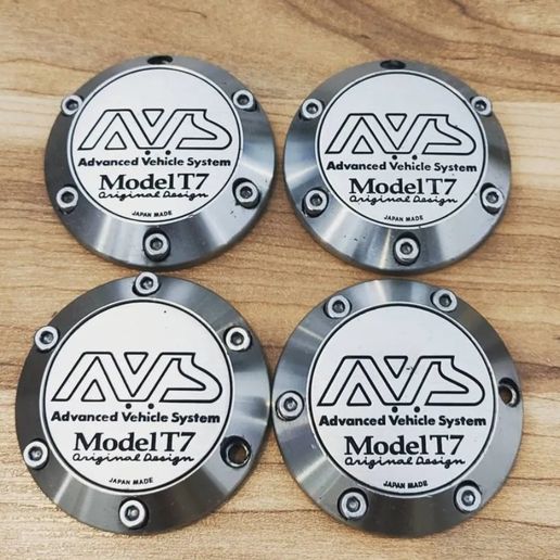 🛞 Wheel cap Yokohama AVS Model T7 D68mm・ STL File for 3D