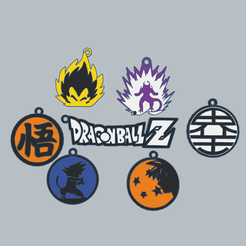 Captura-de-pantalla-2022-10-02-202538.png Fichier 3D PORTE-CLÉS DRAGON BALL・Modèle à imprimer en 3D à télécharger