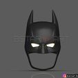 001a.jpg Batman Helmet-The Batman 2021-Robert Pattinson-DC comic Fan Art 3D print model