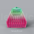 D_7_Renders_0.png Niedwica Vase D_7 | 3D printing vase | 3D model | STL files | Home decor | 3D vases | Modern vases | Floor vase | 3D printing | vase mode | STL