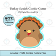 Etsy-Listing-Template-STL.png Turkey Squish Cookie Cutter | STL File