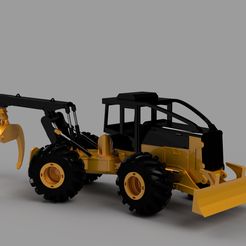 535C_picture_1.jpg STL file cat 535C grapple skidder・Design to download and 3D print, s6monts