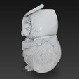 Sleepy-Owl-Decorative-Figure-15.jpg Sleepy Owl Decorative Figure – 3D Printable STL
