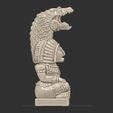 square.jpg Mayan Statue for table top