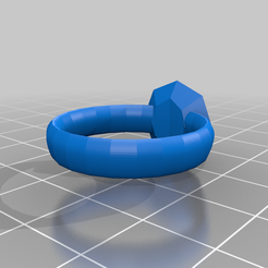 diamond_ring_1.png STL-Datei diamond ring kostenlos・Design für 3D-Drucker zum herunterladen