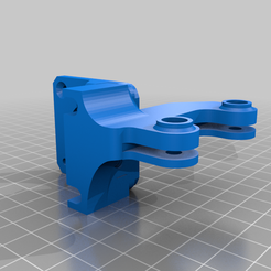 adapter_spacer_extruder.png Ender 3 - Direct Drive Adapter Angled + ExtruderFix