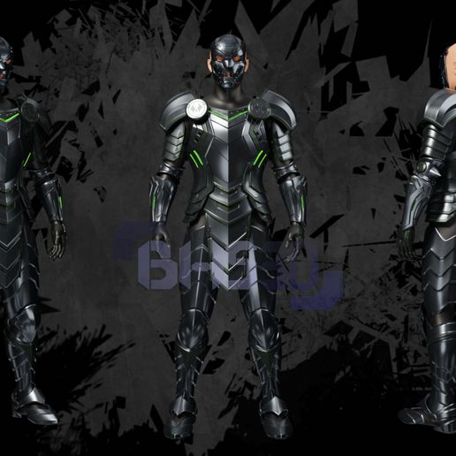 Doom10.jpg Absolute Doom Fortniteu Set Armor 3D STL