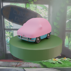 kirby-car-render-2.png Kirby Mouthful mode car