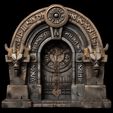p1-Camera-1.jpg Ancient Gate 01- By STL GLB FIle | PBR Textures