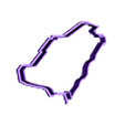 خريطة ksa map.STL Saudi Arabia map cookie cutter