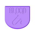 BLOOD TK.stl MTG TOKENS v2 (Treasure, powerstone, clue, myr, thopter, blood, food, etc.)