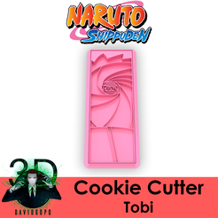 Marketing_Tobi.png STL file TOBI COOKIE CUTTER / NARUTO SHIPPUDEN・3D printer model to download, DavidGoPo3D